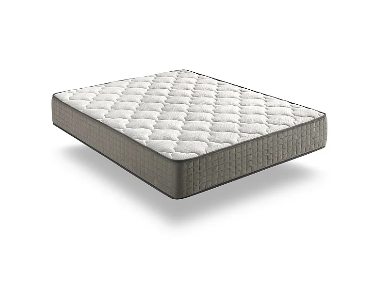 Matelas mousse 120x200 natur plus® | mousse á mémoire de forme | épaisseur 30 cm | aération excellente | morphologique | tissus stretch | 11 zones de confort
