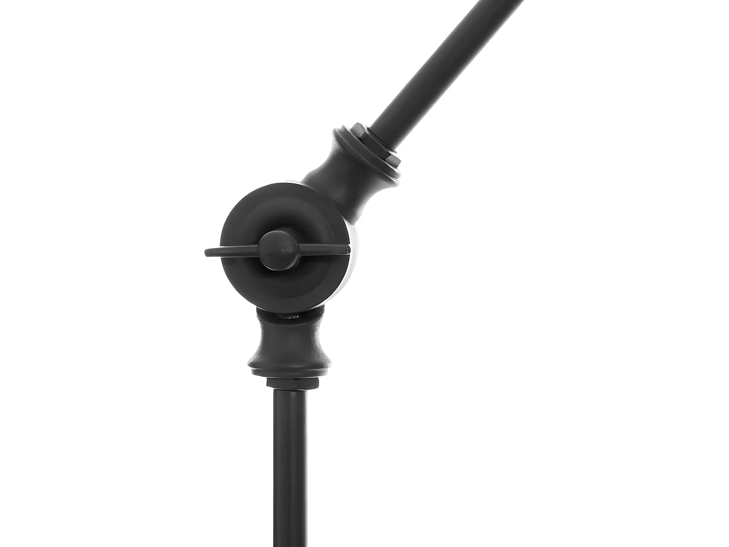 Lampe de bureau en métal couleur noire - L.32 x l.15 x H.55 cm