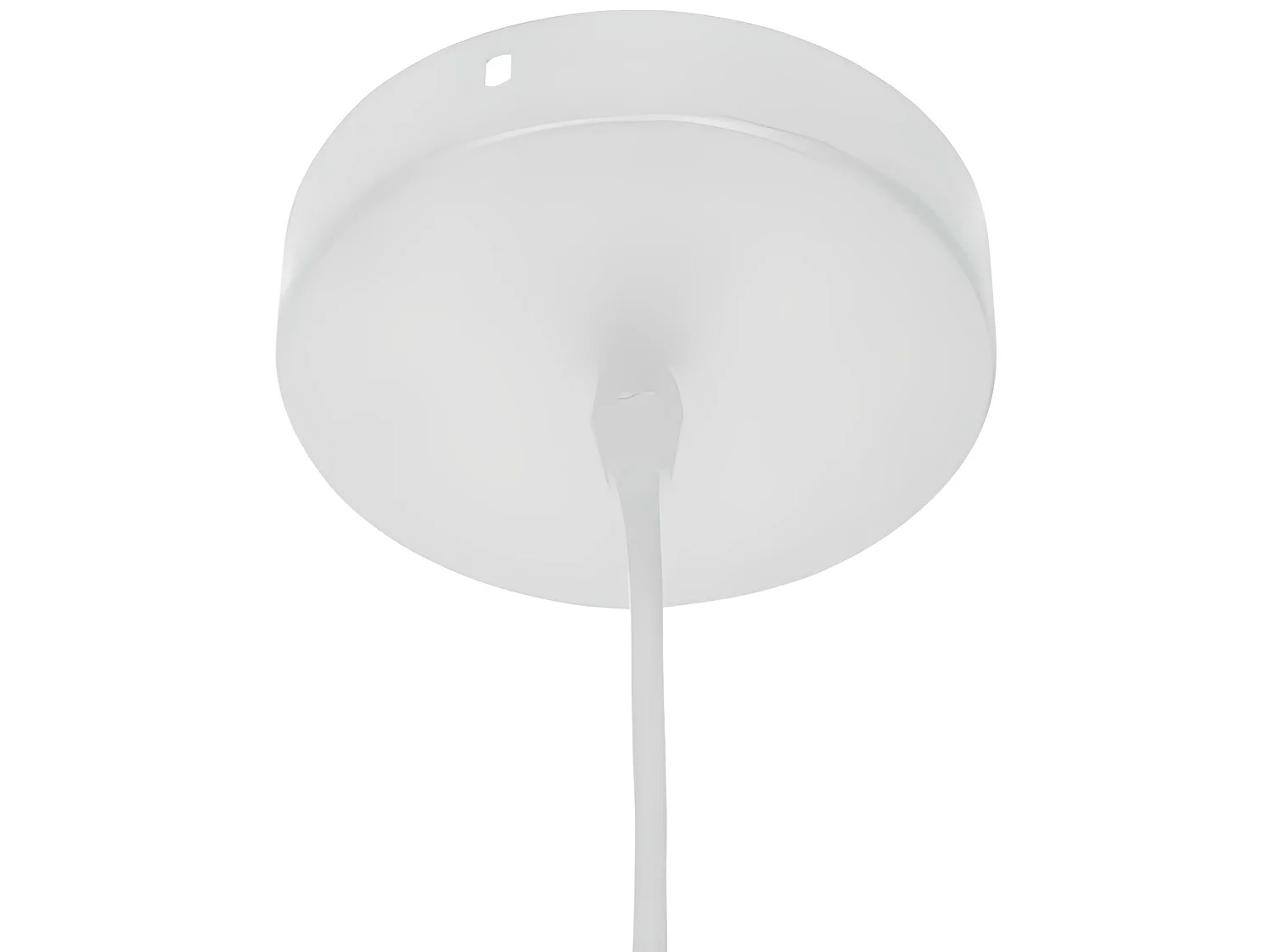 Suspension en bois / fer coloris marron - diamètre 34 x Hauteur 43 cm