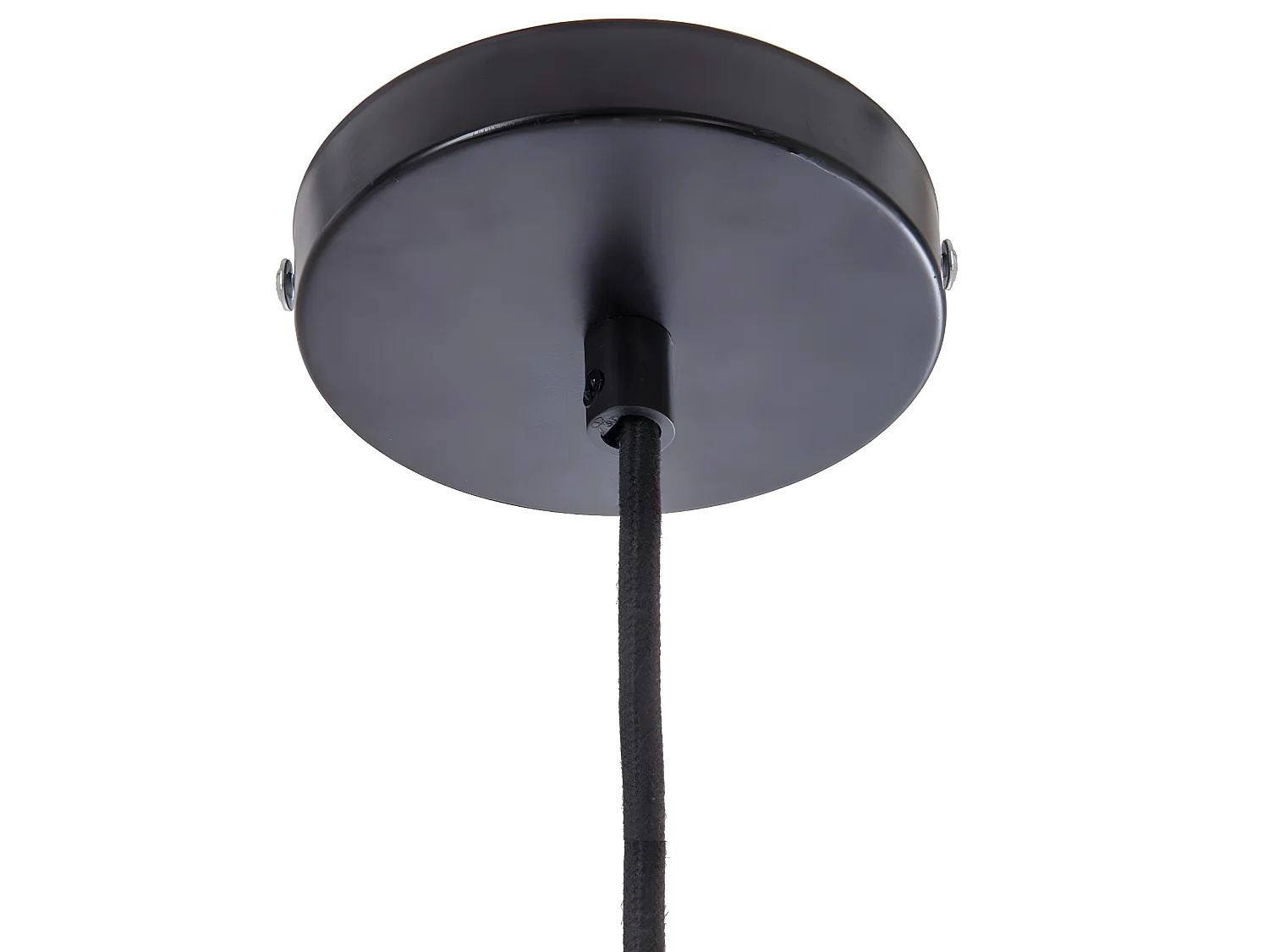 Suspension en métal coloris gris - Diamètre 57 x Hauteur 20 cm