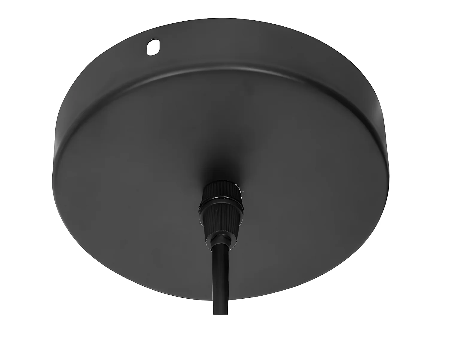 Suspension en bambou coloris noir - diamètre 40 x Hauteur 38 cm