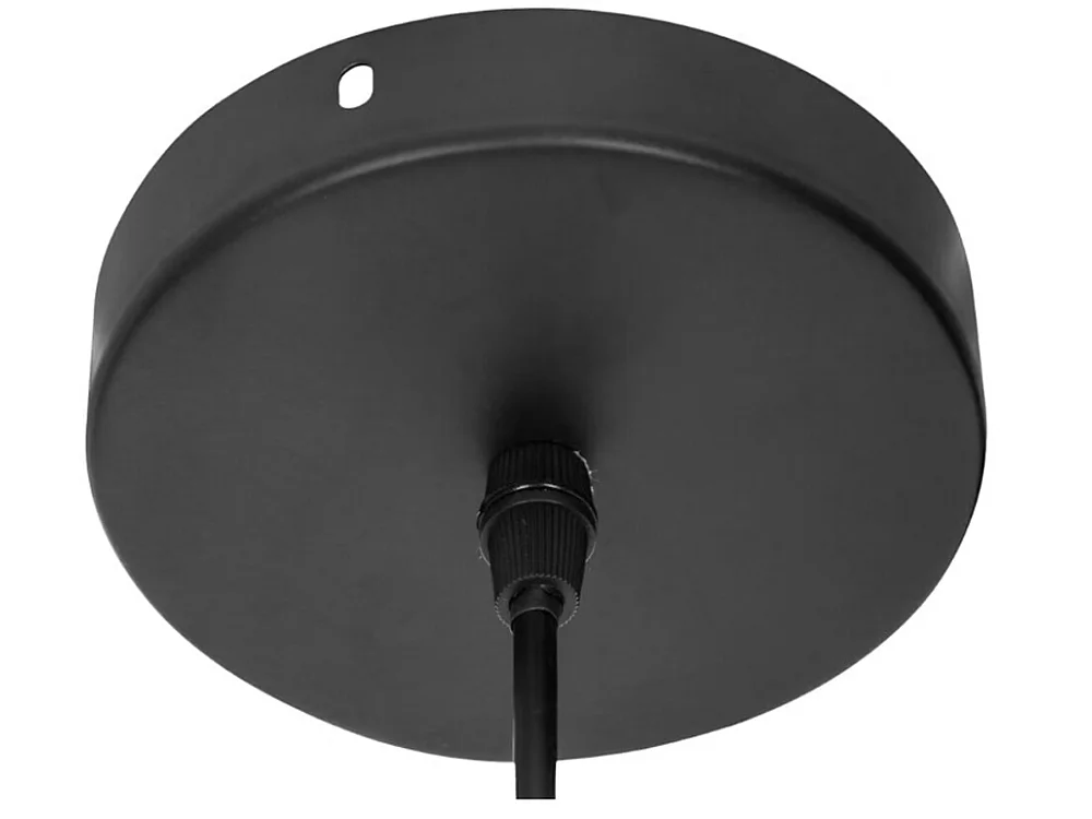 Suspension en bambou coloris noir - diamètre 40 x Hauteur 38 cm