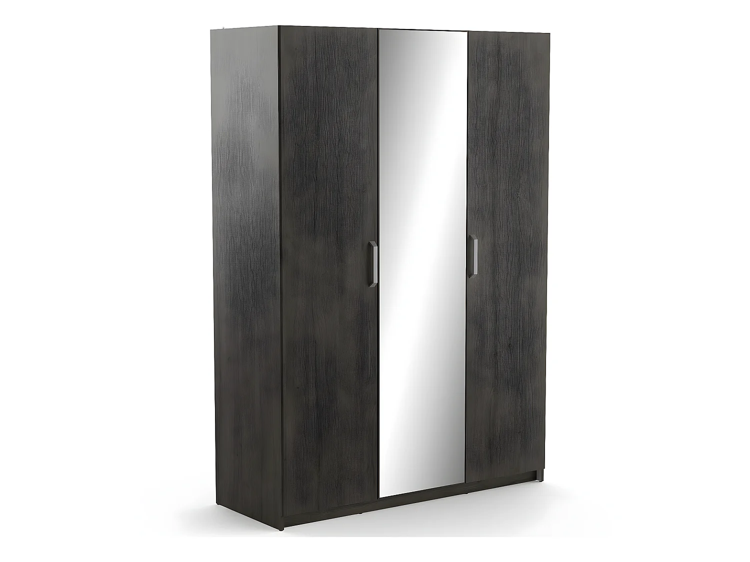 Armoire placard meuble de rangement coloris chêne Waterford - Longueur 133.5 x Hauteur 191.5 x Profondeur 51.4 cm