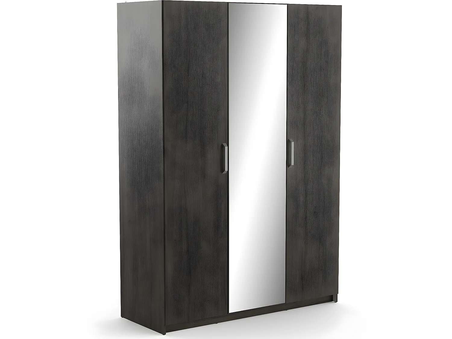 Armoire placard meuble de rangement coloris chêne Waterford - Longueur 133.5 x Hauteur 191.5 x Profondeur 51.4 cm