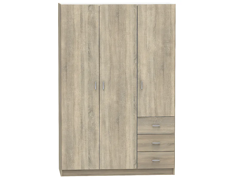 Armoire placard / meuble de rangement coloris cambrian - Hauteur 180 x Longueur 120 x Profondeur 50 cm