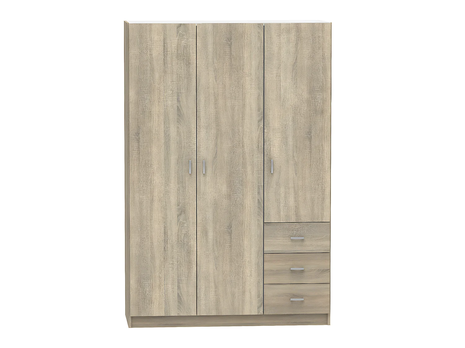 Armoire placard / meuble de rangement coloris cambrian - Hauteur 180 x Longueur 120 x Profondeur 50 cm