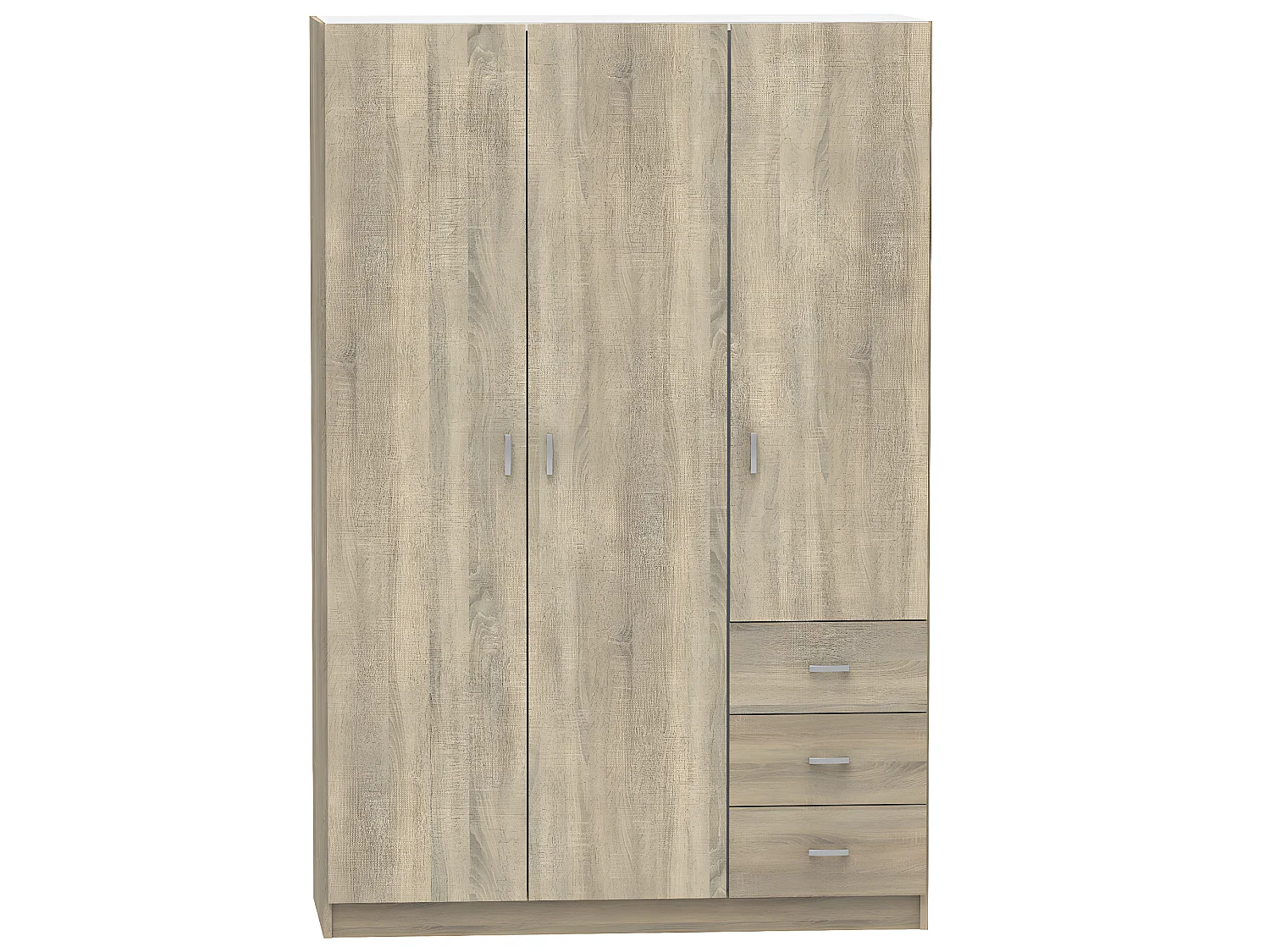 Armoire placard / meuble de rangement coloris cambrian - Hauteur 180 x Longueur 120 x Profondeur 50 cm