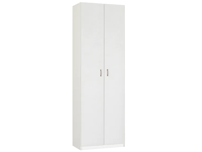 Armoire / meuble de rangement,coloris blanc - Hauteur 180 x Longueur 60 x Profondeur 35 cm