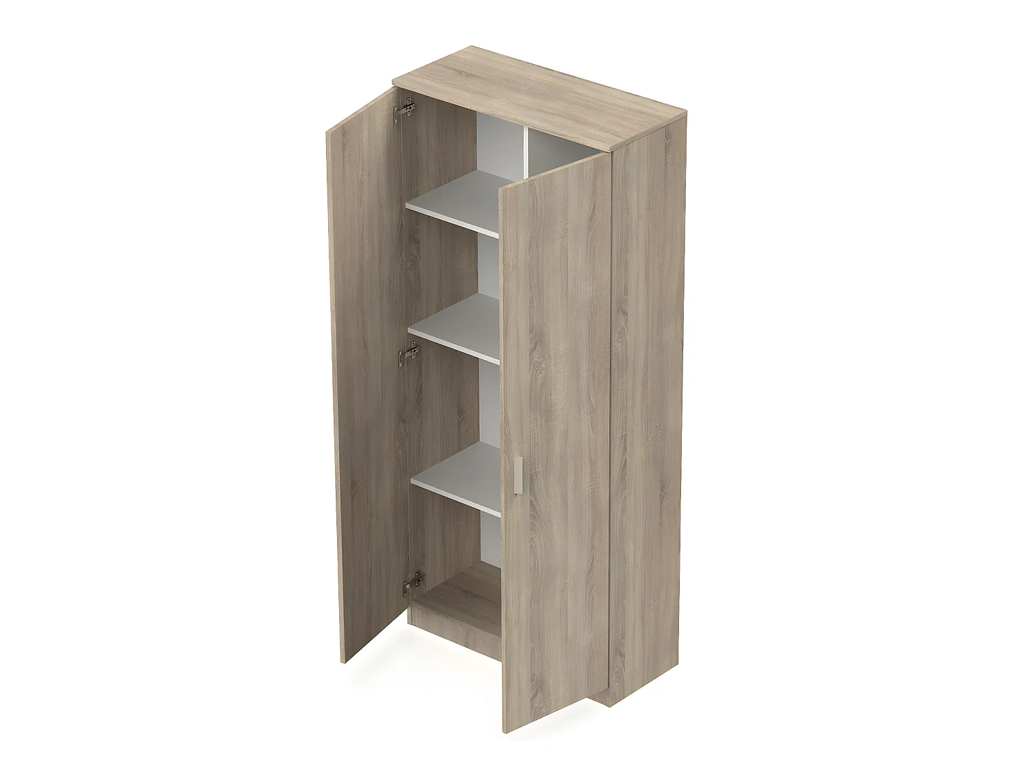 Armoire / meuble de rangement coloris Cambrian - Hauteur 180 x Longueur 80 x Profondeur 35 cm