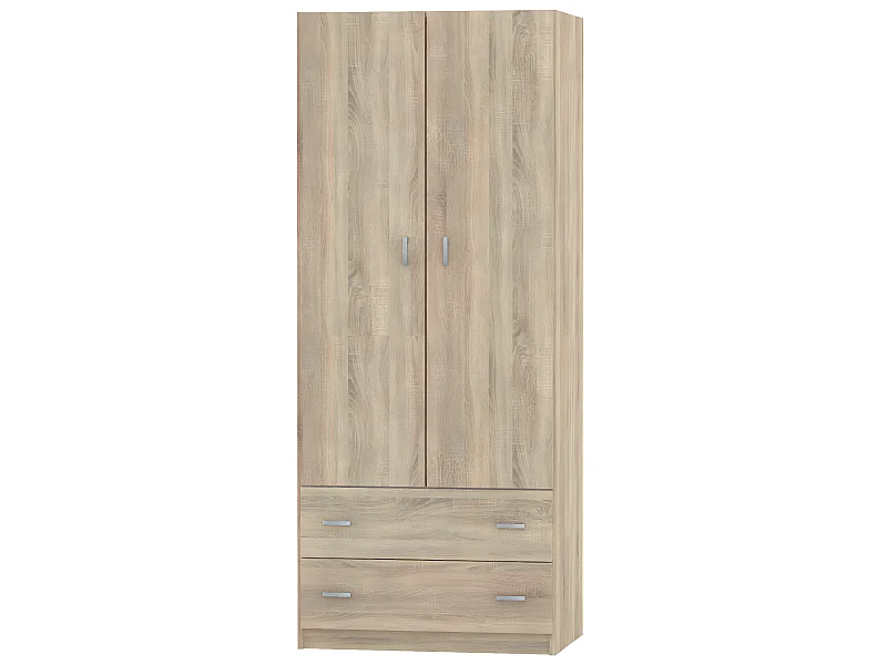 Armoire placard / meuble de rangement coloris Cambrian - Hauteur 180 x Longueur 74 x Profondeur 50 cm