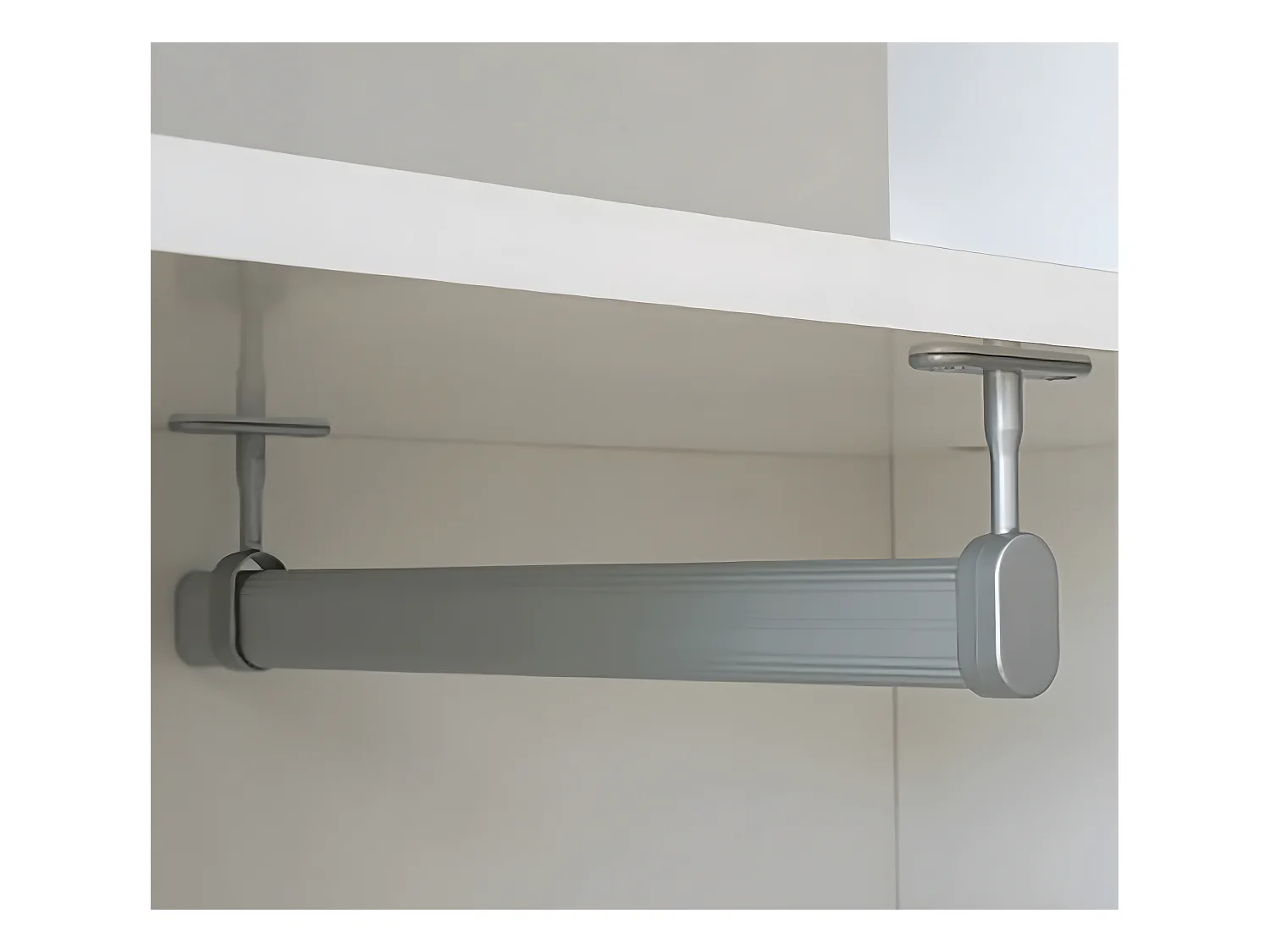 Armoire / meuble de rangement coloris blanc brillant / cambrian - Hauteur 180 x Longueur 100 x Profondeur 35 cm