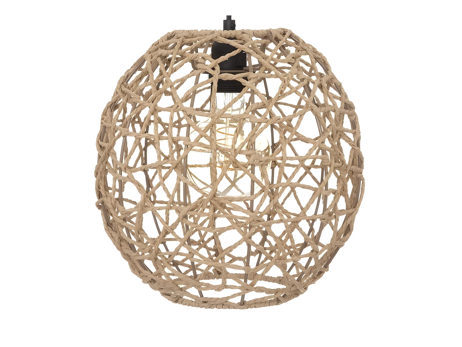 Lampadaire en métal coloris noir - Longueur 90 x Profondeur 30 x Hauteur 180 cm