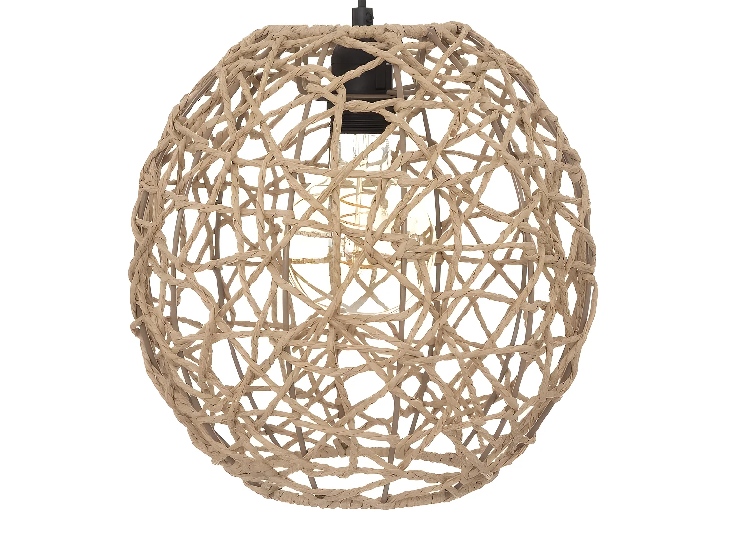 Lampadaire en métal coloris noir - Longueur 90 x Profondeur 30 x Hauteur 180 cm