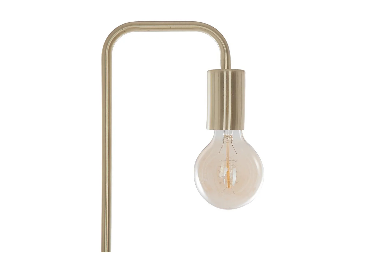 Lampadaire en métal coloris doré - D.20 x H.150 cm