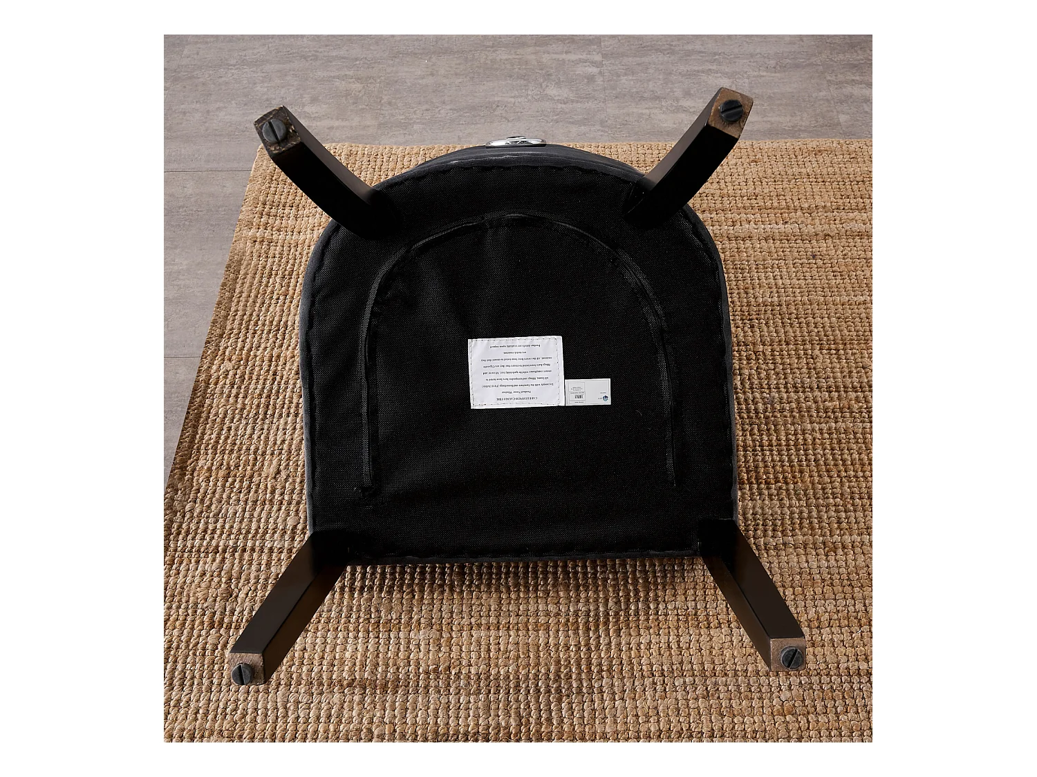 Set aus 6 Windsor-Esszimmerstühlen – Plüsch-Samtpolsterung und stabile Beine aus Massivholz – perfekt für Ihr Esszimmer und Wohnzimmer – Dunkelgrau