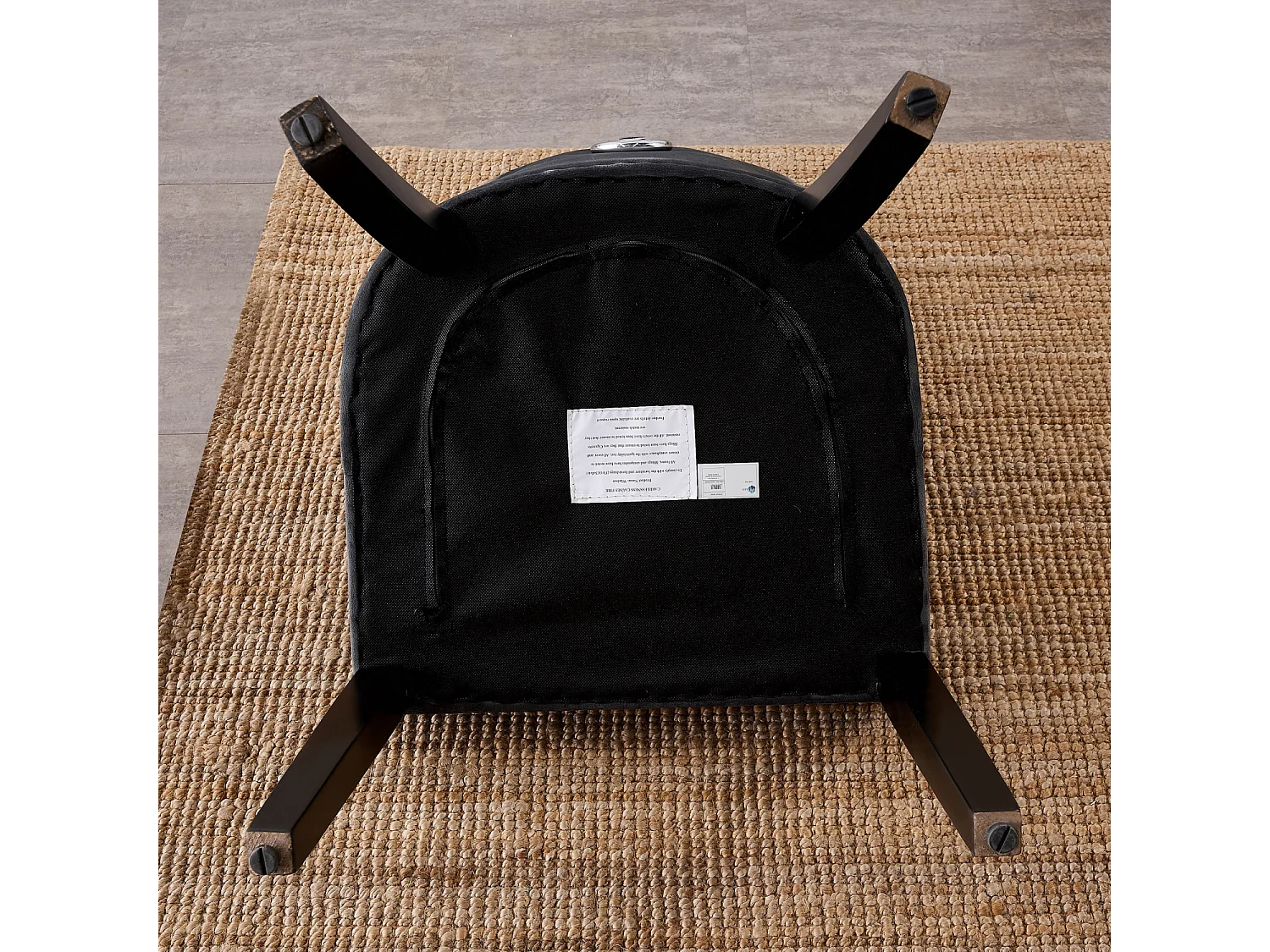 Lot de 6 chaises de salle à manger Windsor - Revêtement en velours et pieds robustes en bois massif - Idéales pour votre salle à manger et votre salon - Gris foncé