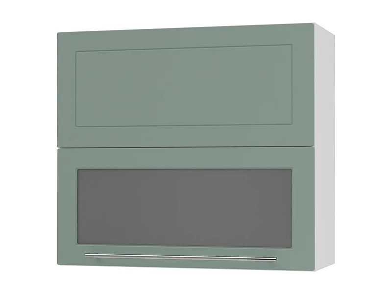 KÜCHENHÄNGESCHRANK Kvantum W8BS/80 Mint Matt / Weiß Matt 80 / 32,5 / 72cm