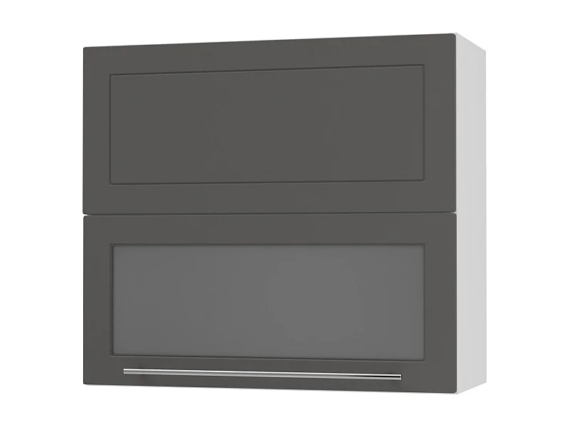 KÜCHENHÄNGESCHRANK Kvantum W8BS/80 Graphit Matt / Weiß Matt 80 / 32,5 / 72cm