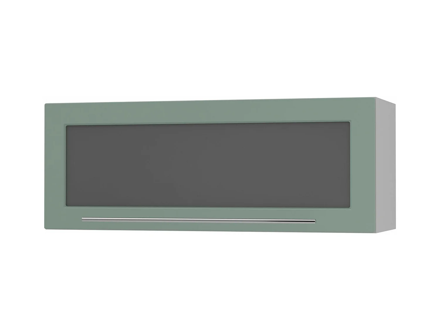 KÜCHENHÄNGESCHRANK Kvantum W4BS/90-AV Mint Matt / Grau Matt 90 / 32,5 / 36cm
