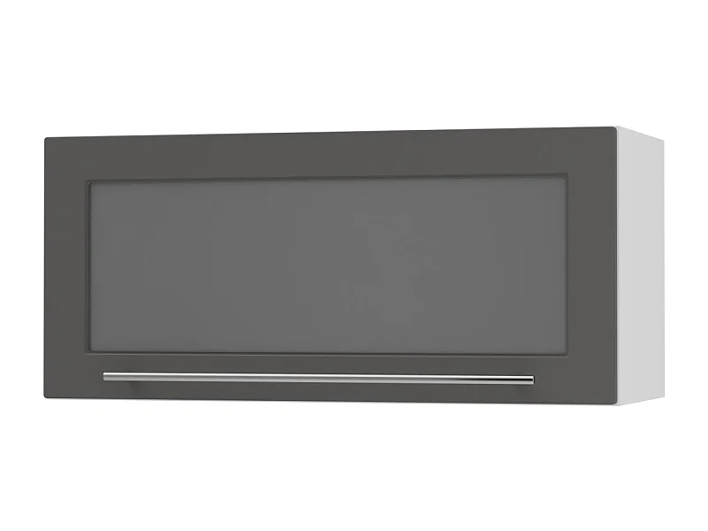 KLAPPHÄNGESCHRANK Kvantum W4BS/80-AV Graphit Matt / Weiß Matt 80 / 32,5 / 36cm