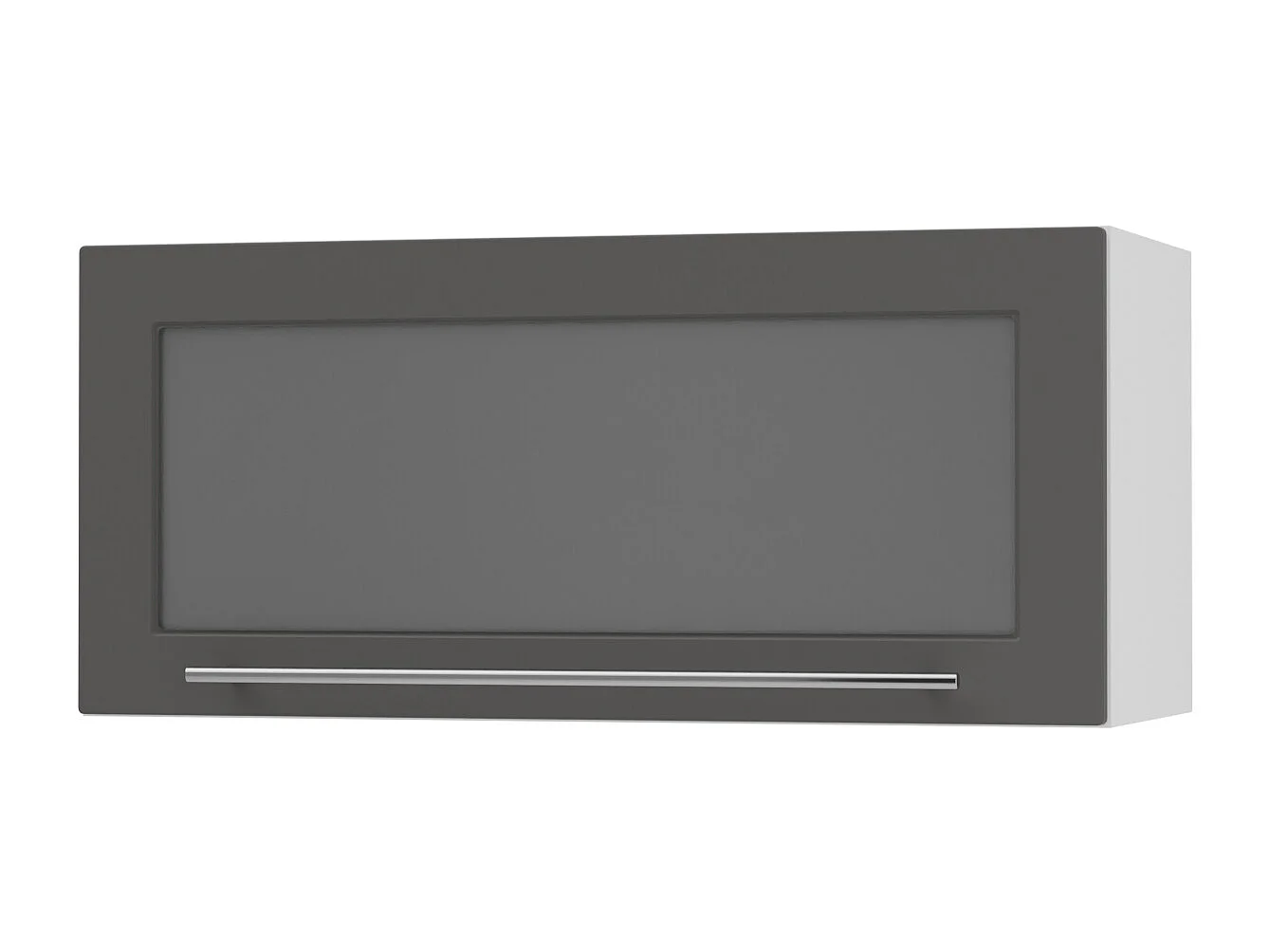 KLAPPHÄNGESCHRANK Kvantum W4BS/80-AV Graphit Matt / Weiß Matt 80 / 32,5 / 36cm