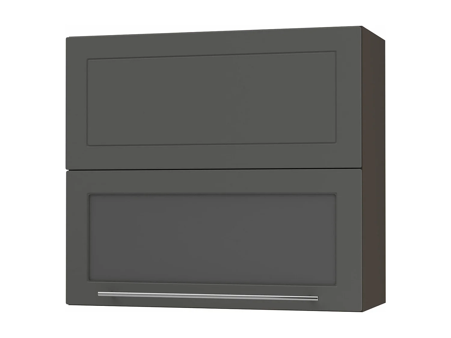 KÜCHENHÄNGESCHRANK Kvantum W8BS/80 Graphit Matt / Lava Matt 80 / 32,5 / 72cm