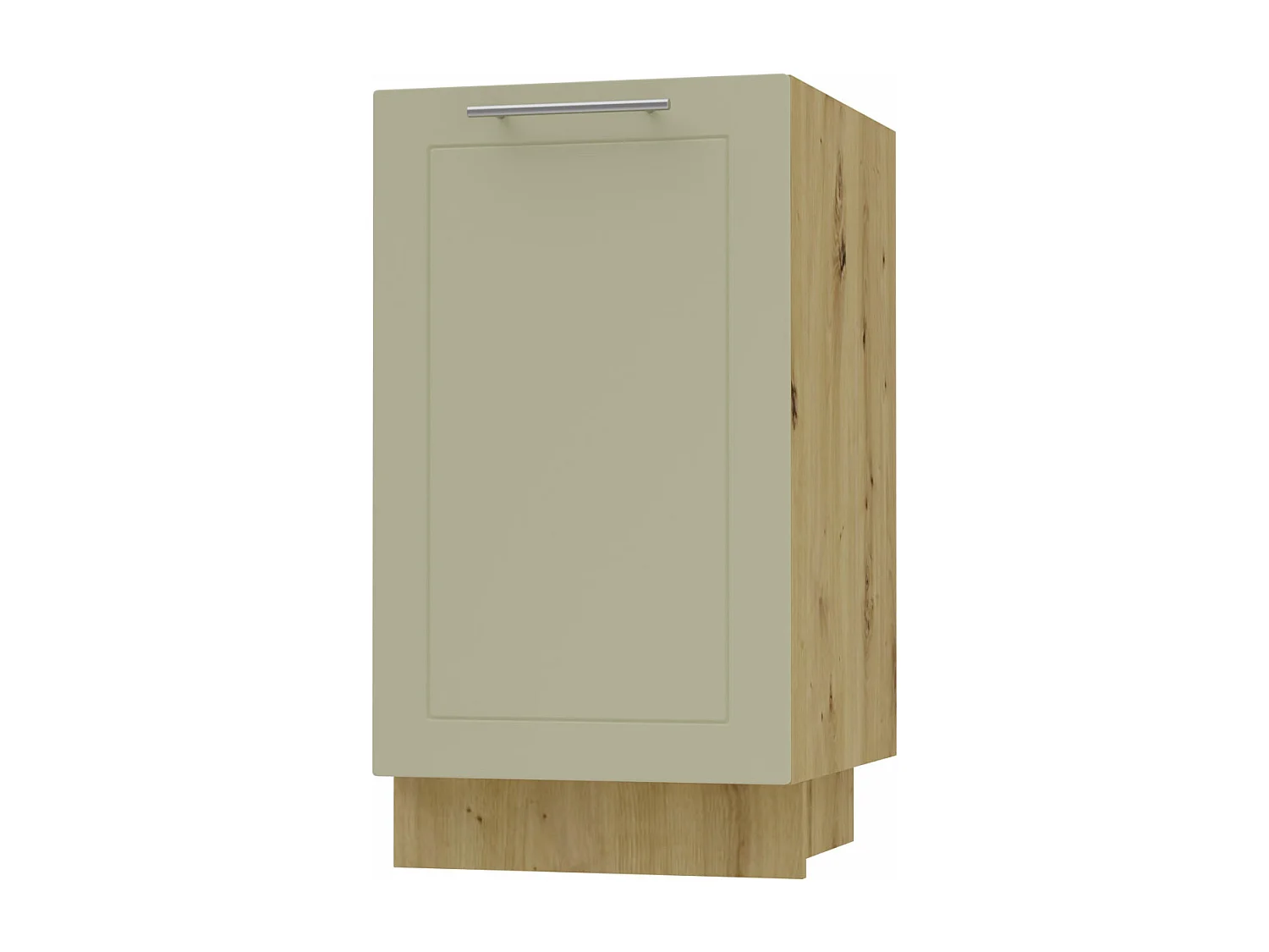 KÜCHENUNTERSCHRANK Kvantum D1D/45 Vanille Matt / Eiche Artisan Matt 45 / 50 / 82cm