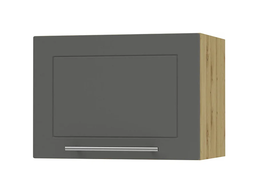 KÜCHENHÄNGESCHRANK Kvantum W4B/50 Graphit Matt / Eiche Artisan Matt 50 / 32,5 / 36cm