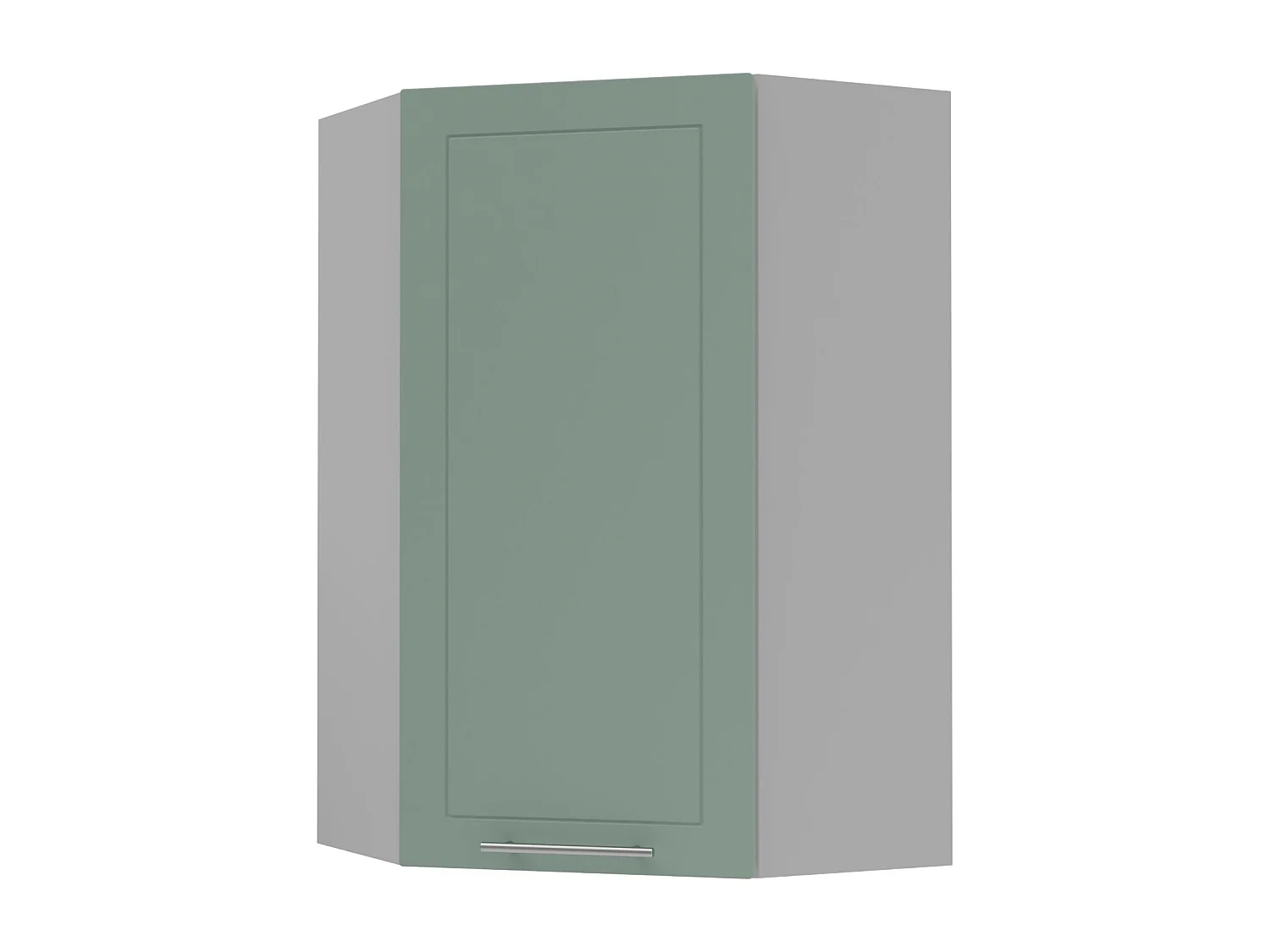 KÜCHENHÄNGESCHRANK Kvantum W4/10/60 Mint Matt / Grau Matt 60 / 60 / 96cm