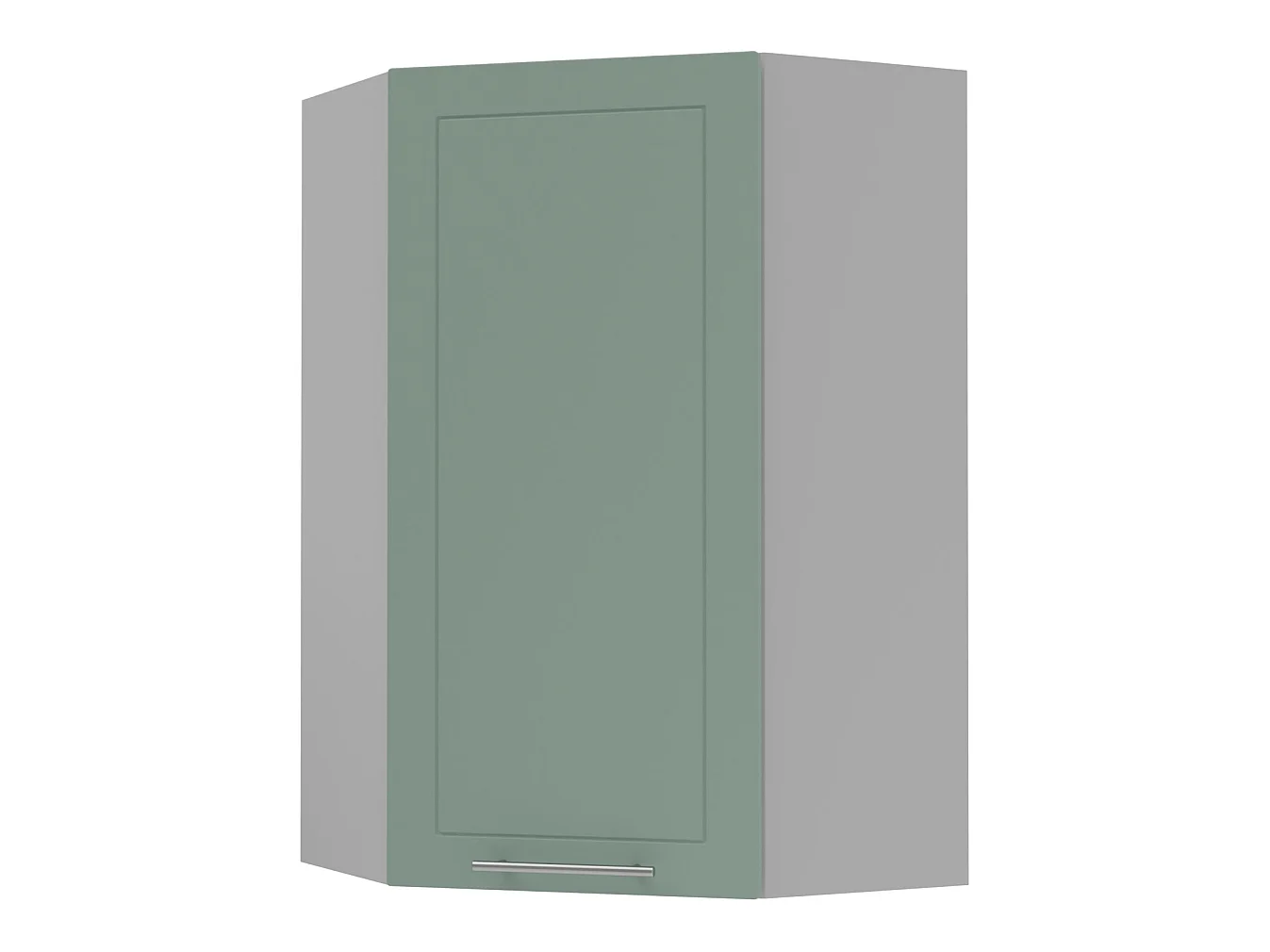 KÜCHENHÄNGESCHRANK Kvantum W4/10/60 Mint Matt / Grau Matt 60 / 60 / 96cm