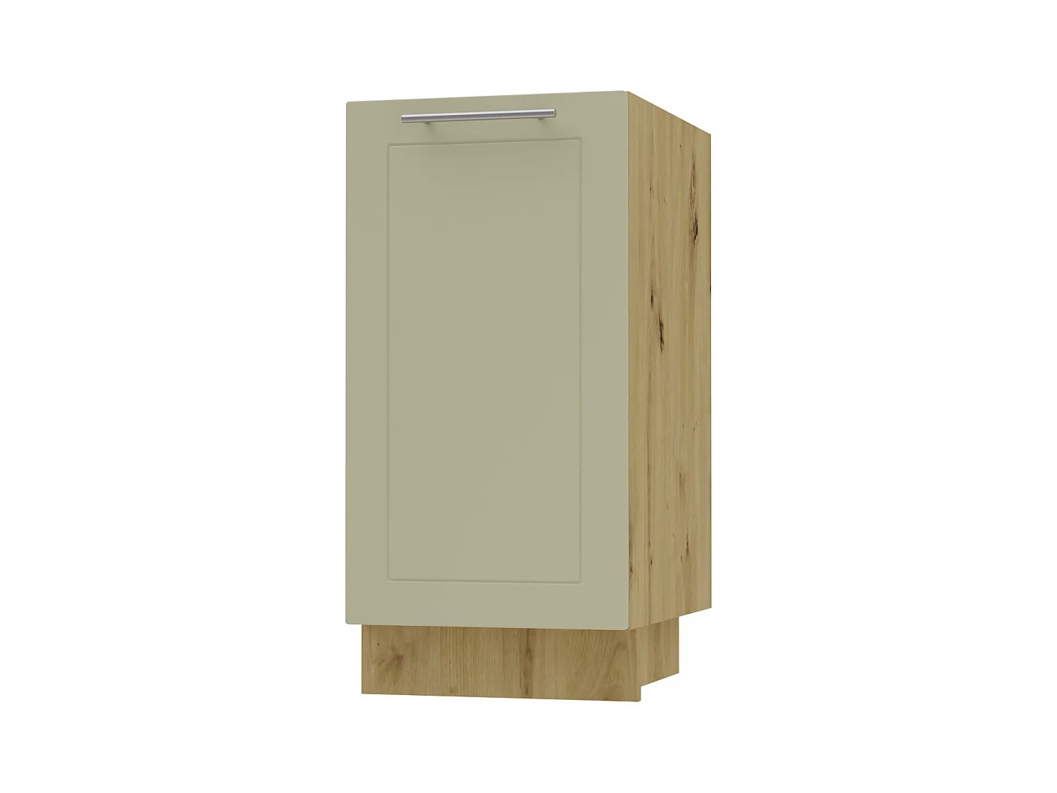 KÜCHENUNTERSCHRANK Kvantum D1D/40 Vanille Matt / Eiche Artisan Matt 40 / 50 / 82cm