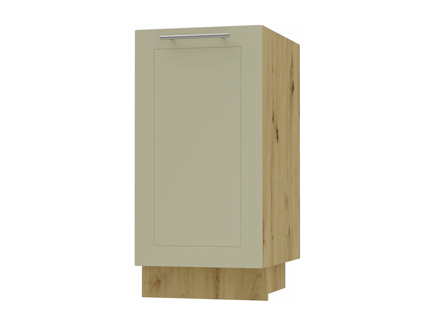KÜCHENUNTERSCHRANK Kvantum D1D/40 Vanille Matt / Eiche Artisan Matt 40 / 50 / 82cm