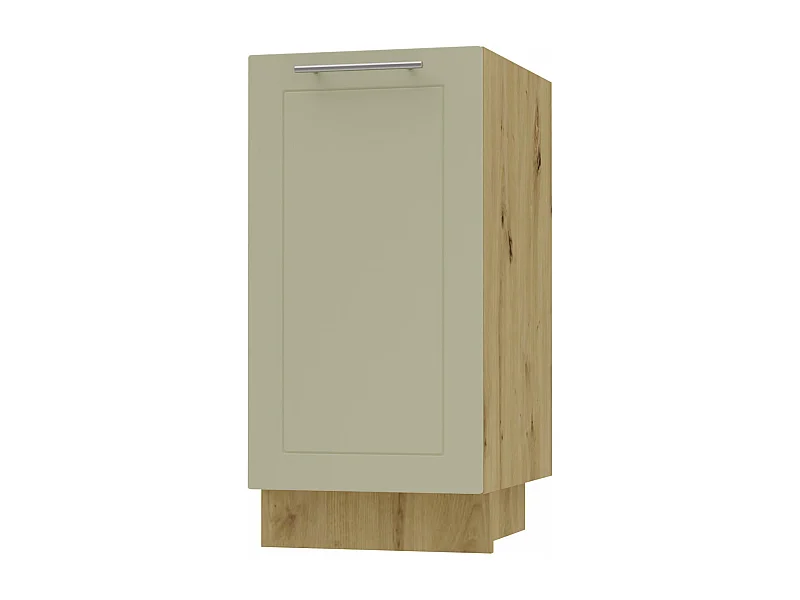 KÜCHENUNTERSCHRANK Kvantum D1D/40 Vanille Matt / Eiche Artisan Matt 40 / 50 / 82cm