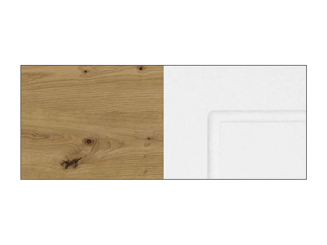 KLAPPHÄNGESCHRANK Kvantum W8/60 Weiß Matt / Eiche Artisan Matt 60 / 32,5 / 50cm