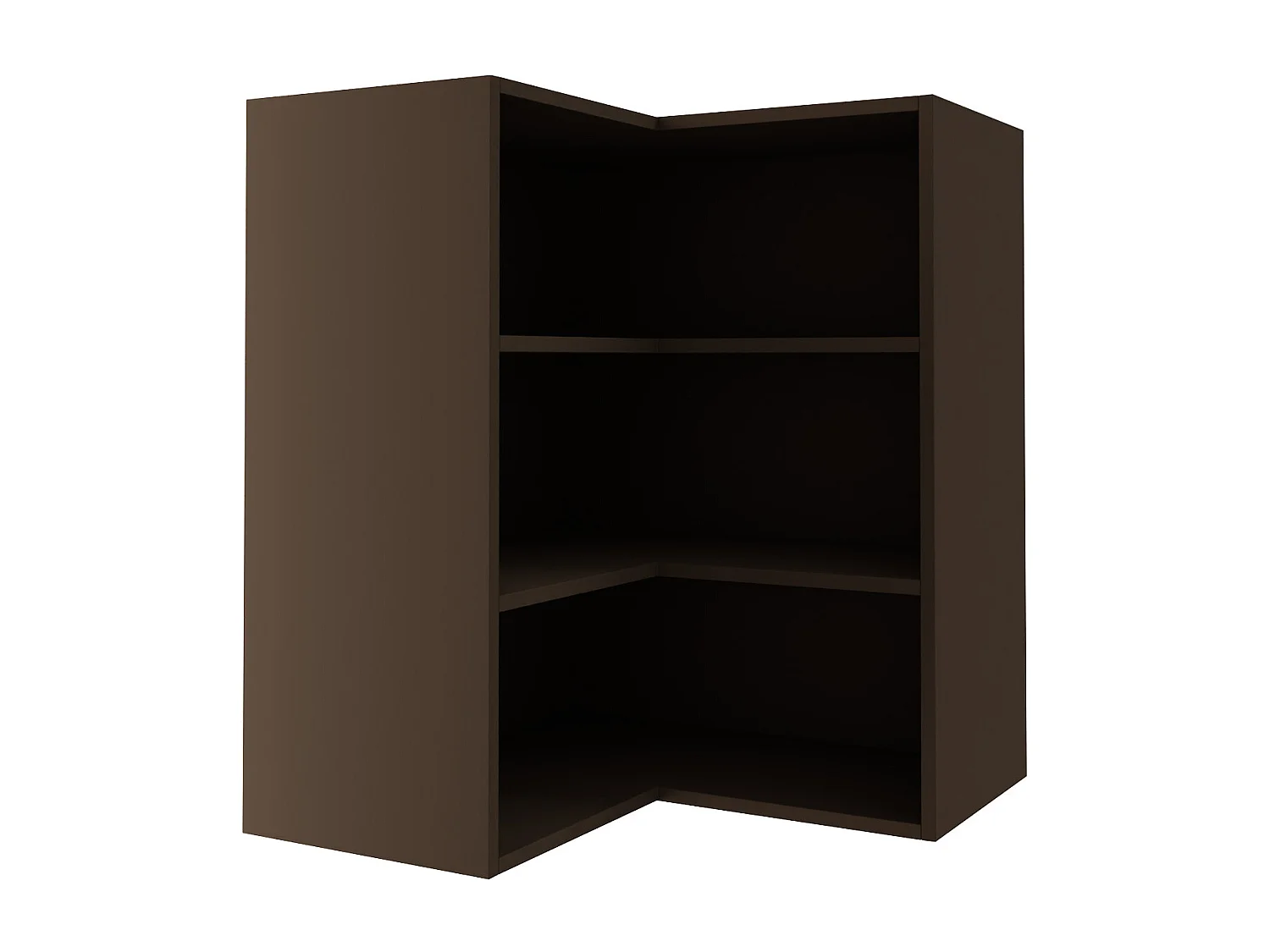ECKHÄNGESCHRANK Kvantum W12/60 Weiß Matt / Lava Matt 60 / 60 / 72cm