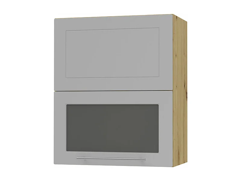 KÜCHENHÄNGESCHRANK Kvantum W8BS/60 Dust Grey Matt / Eiche Artisan Matt 60 / 32,5 / 72cm