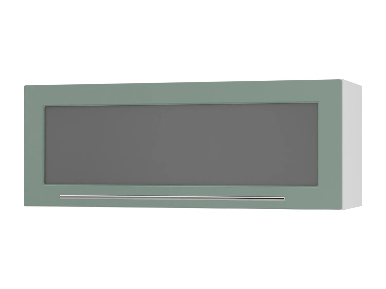 KÜCHENHÄNGESCHRANK Kvantum W4BS/90-AV Mint Matt / Weiß Matt 90 / 32,5 / 36cm