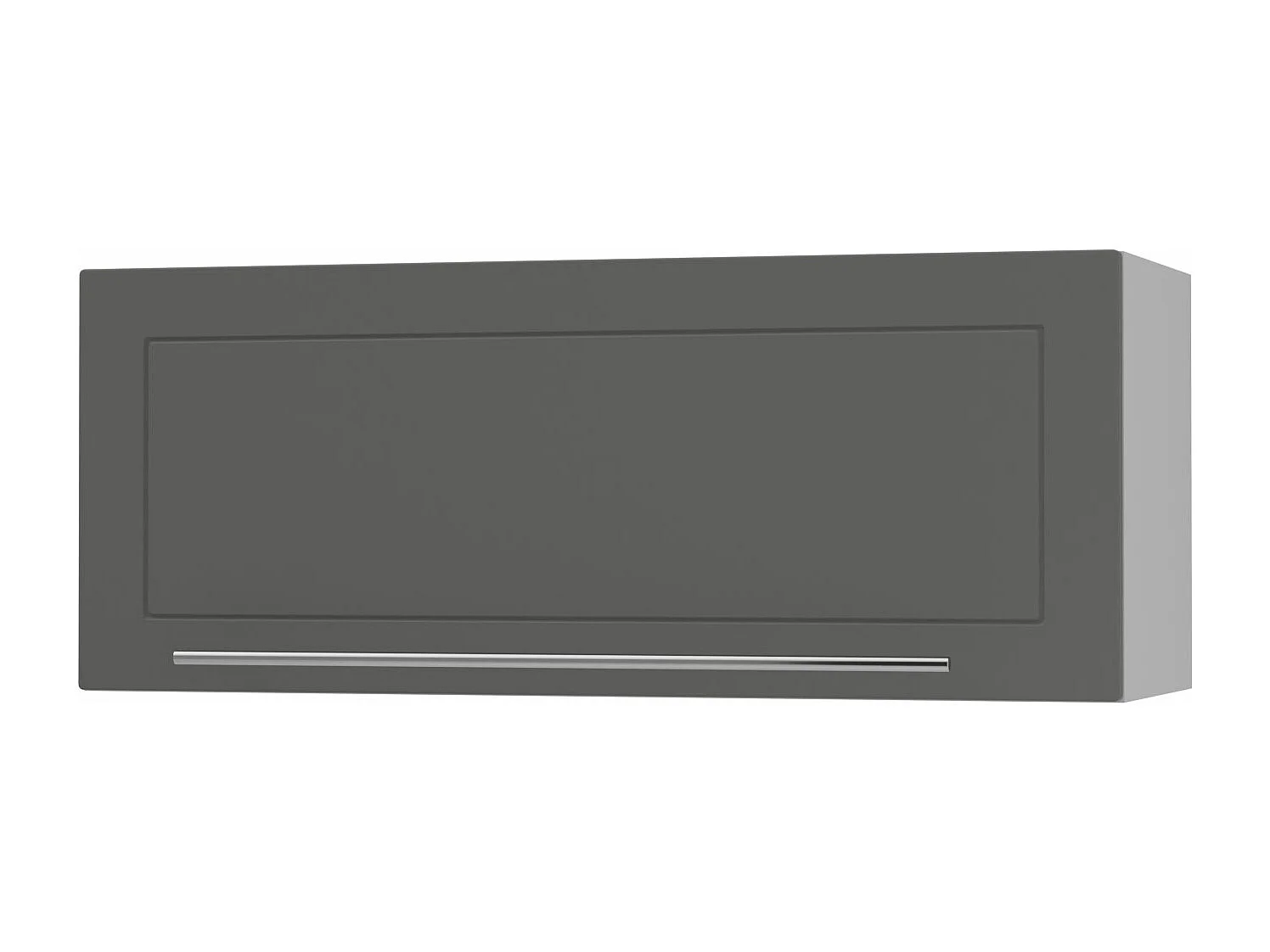 KLAPPHÄNGESCHRANK Kvantum W4B/90 Graphit Matt / Grau Matt 90 / 32,5 / 36cm