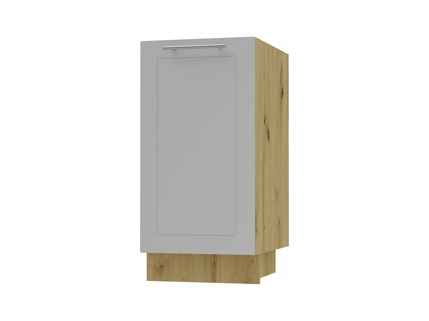 KÜCHENUNTERSCHRANK Kvantum D1D/40 Dust Grey Matt / Eiche Artisan Matt 40 / 50 / 82cm