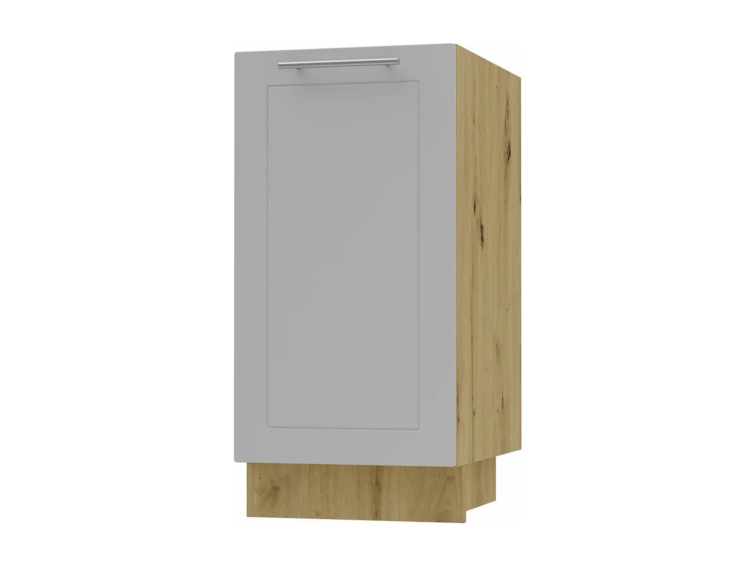 KÜCHENUNTERSCHRANK Kvantum D1D/40 Dust Grey Matt / Eiche Artisan Matt 40 / 50 / 82cm