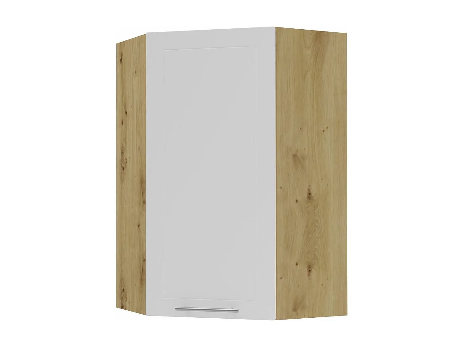 KÜCHENHÄNGESCHRANK Kvantum W4/10/60 Weiß Matt / Eiche Artisan Matt 60 / 60 / 96cm