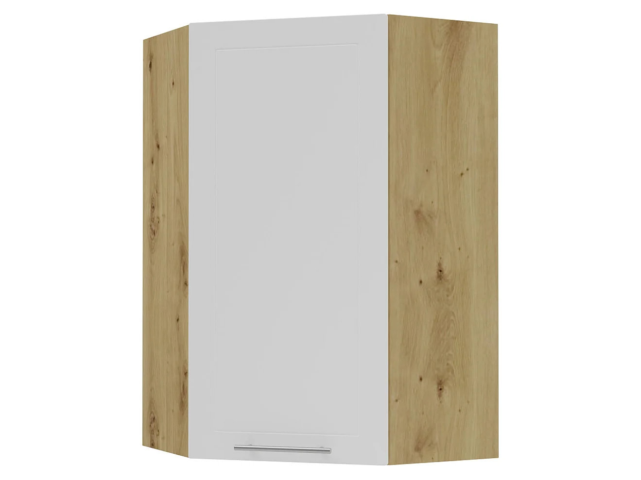 KÜCHENHÄNGESCHRANK Kvantum W4/10/60 Weiß Matt / Eiche Artisan Matt 60 / 60 / 96cm