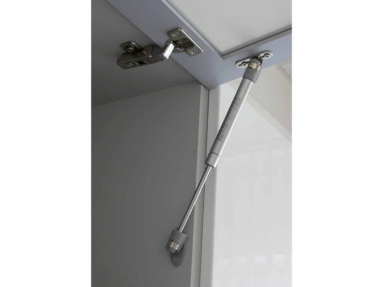 KLAPPHÄNGESCHRANK Kvantum W4B/30 Beige Matt / Grau Matt 30 / 32,5 / 36cm