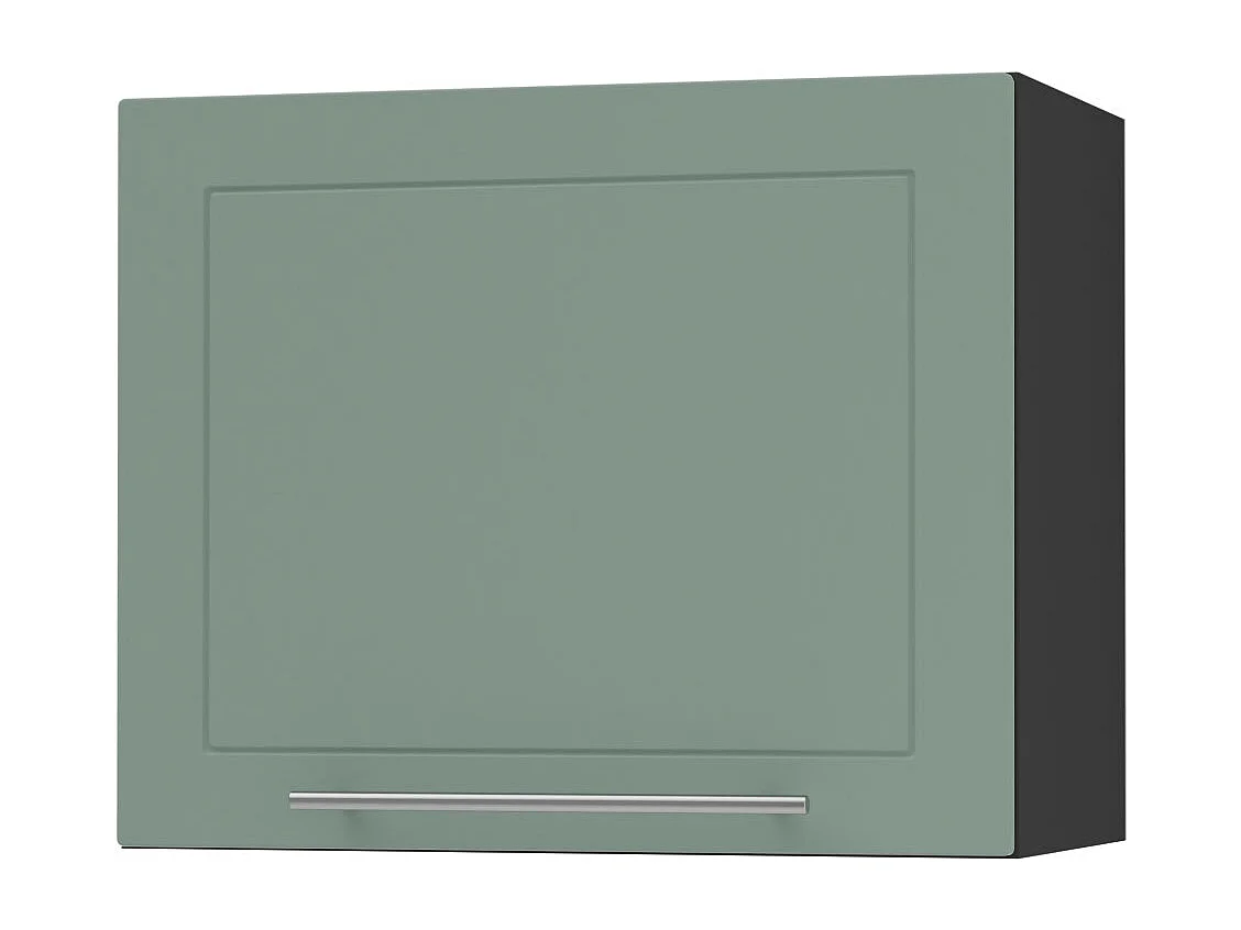 KLAPPHÄNGESCHRANK Kvantum W8/60 Mint Matt / Schwarz Matt 60 / 32,5 / 50cm