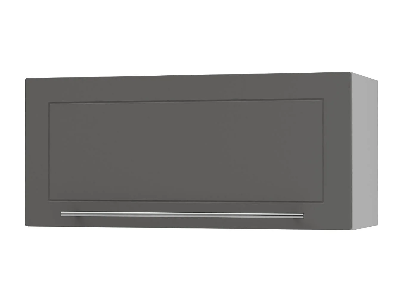 KLAPPHÄNGESCHRANK Kvantum W4B/80-AV Graphit Matt / Grau Matt 80 / 32,5 / 36cm