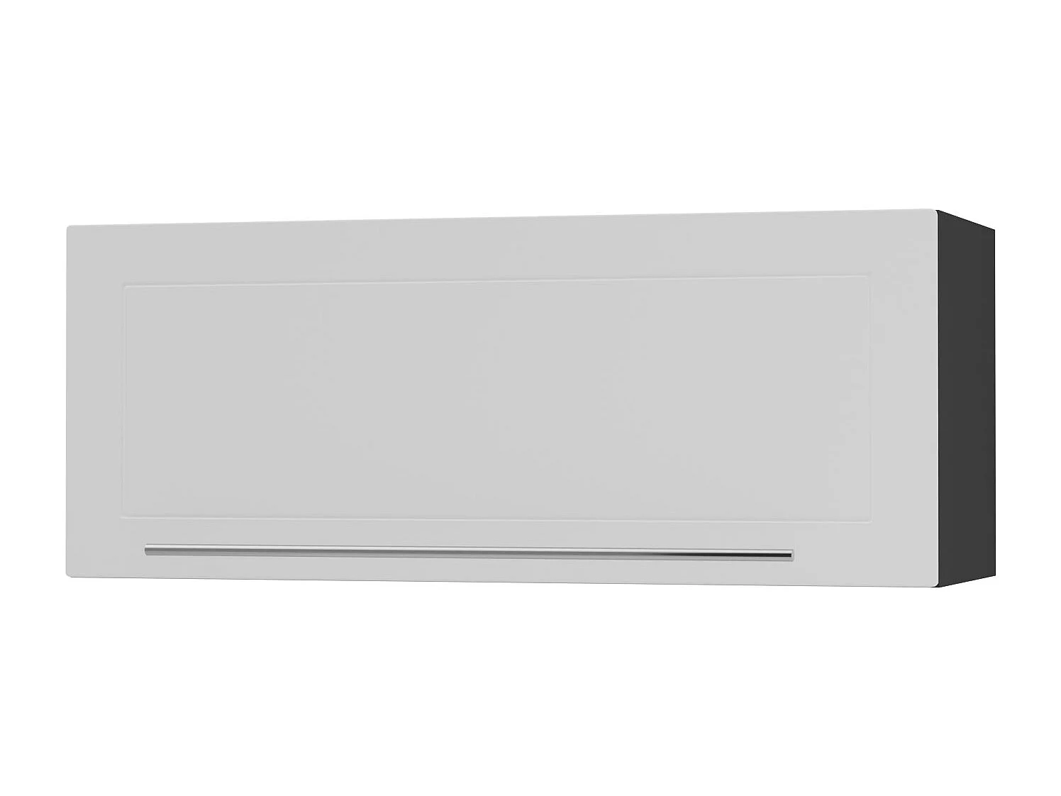 KLAPPHÄNGESCHRANK Kvantum W4B/90 Weiß Matt / Schwarz Matt 90 / 32,5 / 36cm