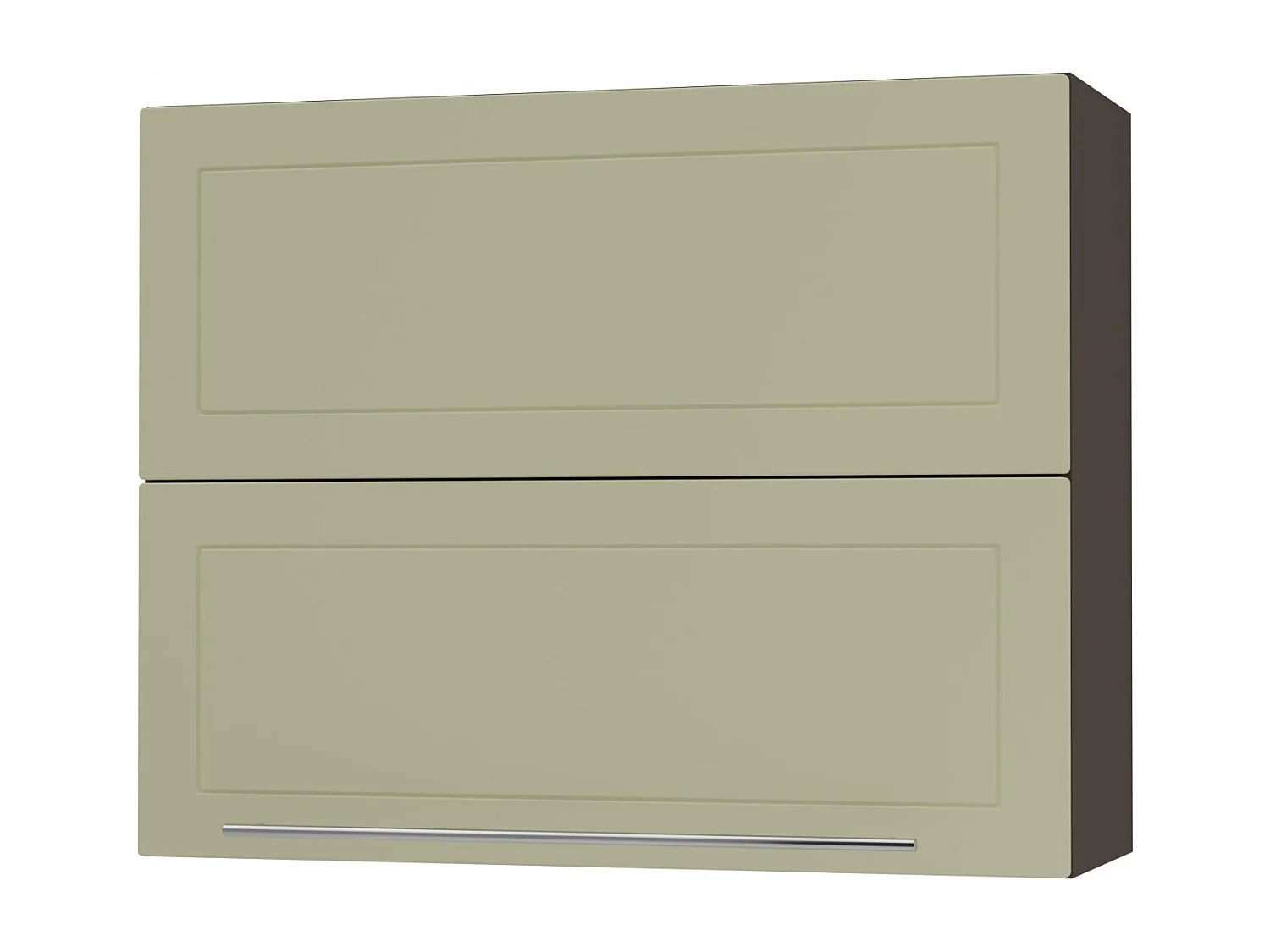 KÜCHENHÄNGESCHRANK Kvantum W8B/90 Vanille Matt / Lava Matt 90 / 32,5 / 72cm