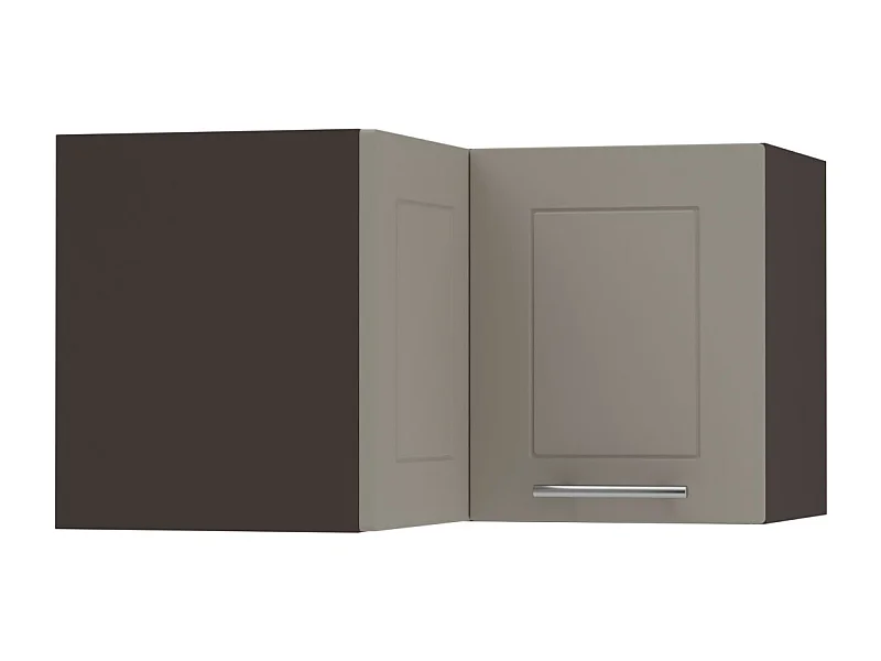 ECKHÄNGESCHRANK Kvantum W12/60/36 Beige Matt / Lava Matt 60 / 60 / 36cm