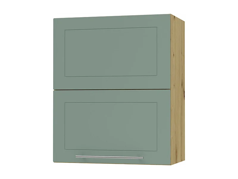 KÜCHENHÄNGESCHRANK Kvantum W8B/60 Mint Matt / Eiche Artisan Matt 60 / 32,5 / 72cm