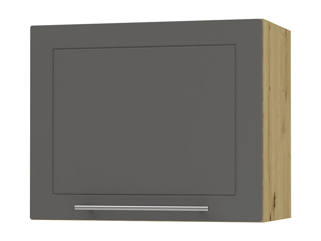 KLAPPHÄNGESCHRANK Kvantum W8/60 Graphit Matt / Eiche Artisan Matt 60 / 32,5 / 50cm